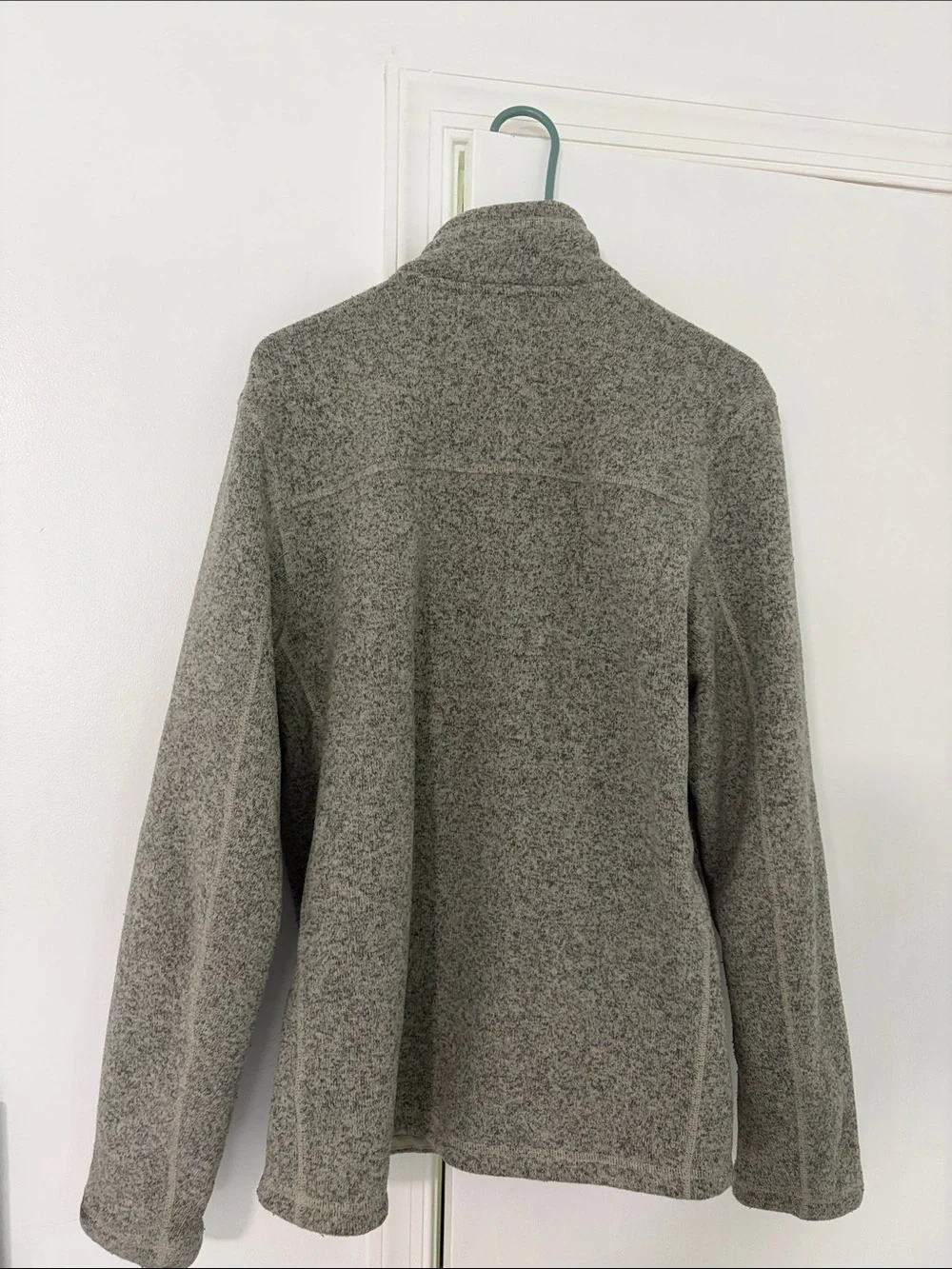 The North Face Heather Gray Quarter-Zip Fleece Pullover